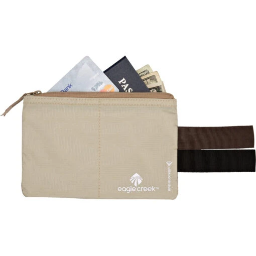 Eagle Creek RFID Blocker Hidden Pocket -Travel Essentials Shop RFID BLOCKER HIDDEN POCKET 41175 Tan