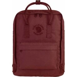 Fjallraven Re-Kanken Backpack -Travel Essentials Shop Re Kanken F23548 Ox Red