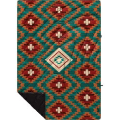 Rumpl Original Puffy Blanket - Printed 1-Person -Travel Essentials Shop TPPB KK1 1 COPPER BASKET KASSIE KUSSMAN OGPUFFY 1P FLATLAY