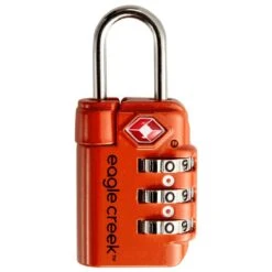 Eagle Creek Travel Safe TSA Lock -Travel Essentials Shop TRAVEL SAFE TSA LOCK 41018 Flame Orange